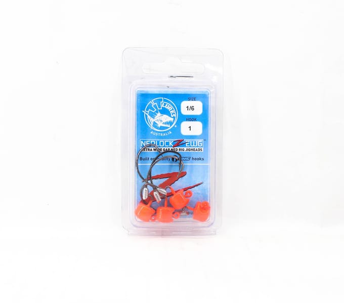 Tackle Tactics TT Nedlockz EWG Tête plombée Orange 1/6 oz 1 (6236)