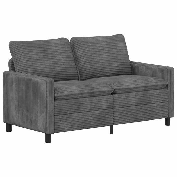 vidaXL - Bank - Lichtgrijs - 156 - x - 81 - x - 87,5 - cm - Polyester