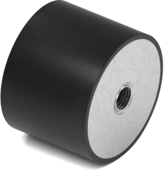 Rubbermagazijn - Trillingsdemper - Type C - 40x30mm - M8 - Set 10 stuks