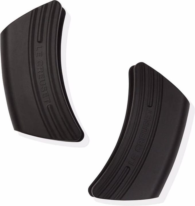 Le Creuset Handvatten - Ebbenzwart - Siliconen - 12 x 6 cm - 2 stuks