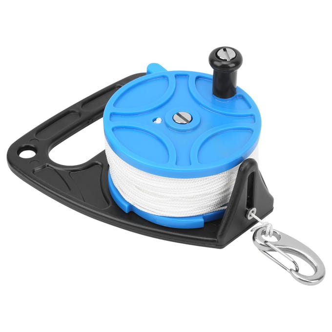 Duikhaspel Multifunctioneel Draagbaar Duikuitrusting met Handvat Gesp Combinatie 289FT(Blauw ) blauw