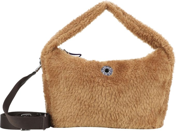 JOOP! Schoudertas Soffice Vivianna Hobo Bag Olive Night Lichtbruin