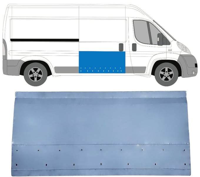 Interne reparatie achterste deuren voor Citroen Jumper 2006-2025 / Rechts