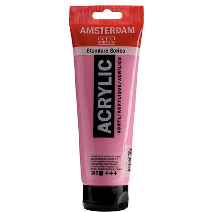 Acrylverf - #385 Quinacridonerose Licht - Amsterdam - 250 ml