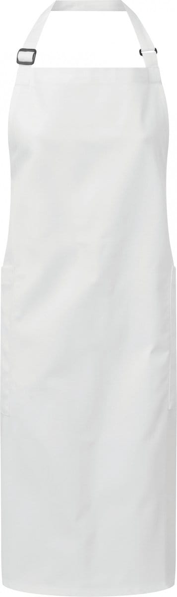 Schort/Tuniek/Werkblouse Unisex One Size Premier White 65% , 35% Katoen