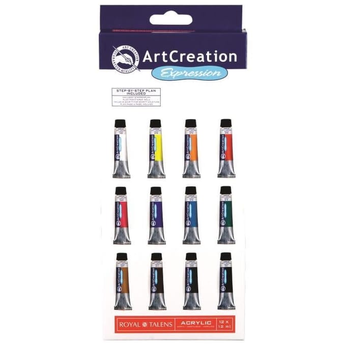 ARTCREATION EXPRESSION Acryl Set 12x12 ml schoon