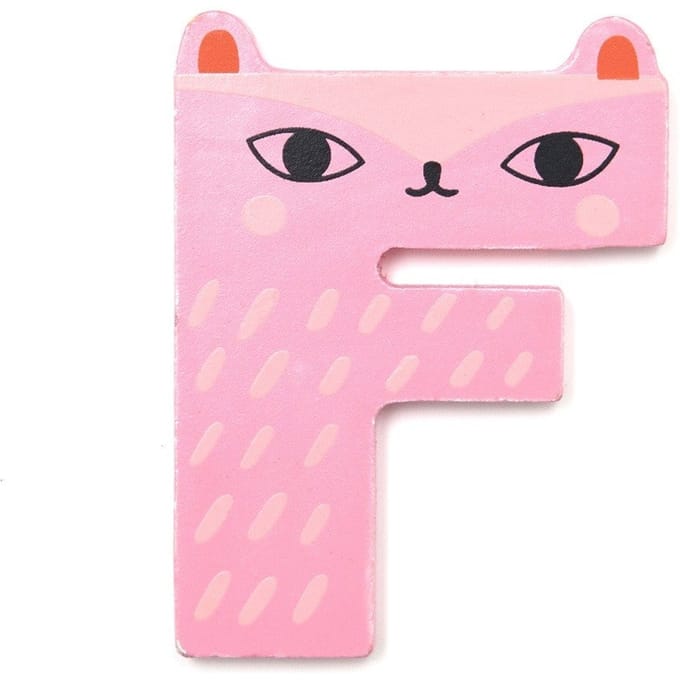 Petit Monkey houten letter F