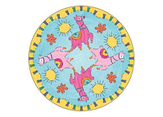 Ravensburger Lama Mandala 2-in-1 Knutselen