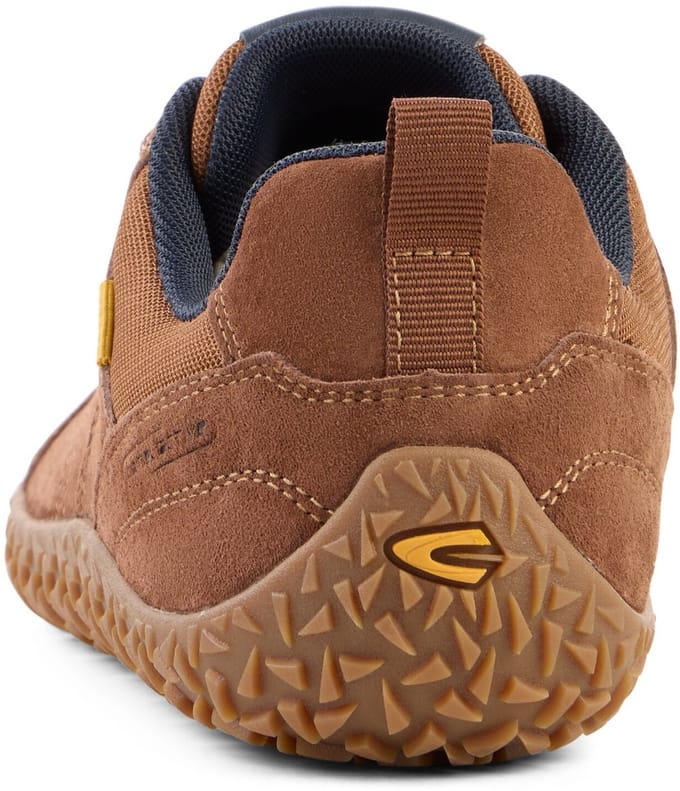 camel active Sneakers van nubuckleer en textiel - Maat menswear-45 - Cognac