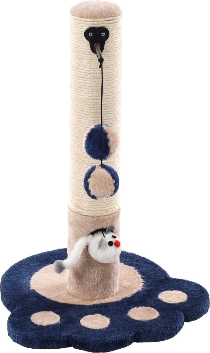 Flamingo Katten Krabpaal Viva 2 - 37 x 37 x 49 cm - blauw