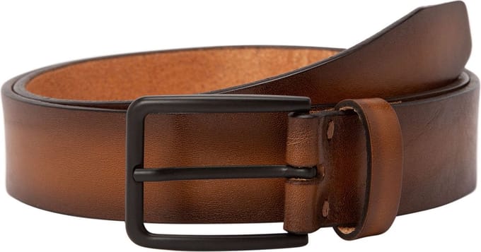 LLOYD Leren Riem Men's Leather Belt W100 Cognac Bruine