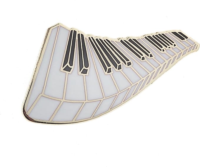 Speldje golvende Pianotoetsen
