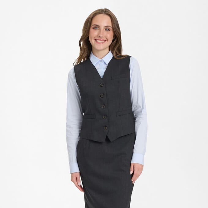 Sunwill dames gilet charcoal traveller | maat 36