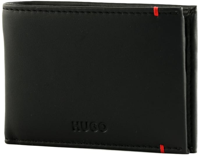 HUGO Kaarthoes Oscaar 6CC Wallet Black Zwart