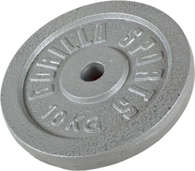 Gorilla Sports Gewichtsschijf - Halterschijf - Gietijzer - 30 mm - 10 kg