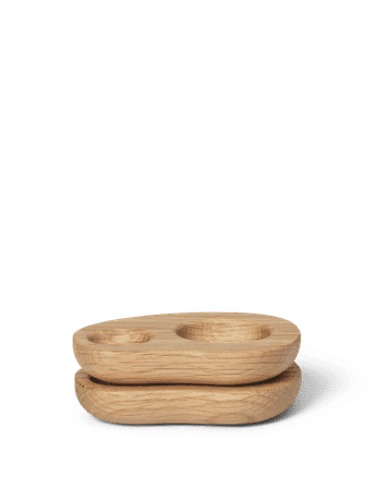 Ferm Living Cairn eierdopje - oak