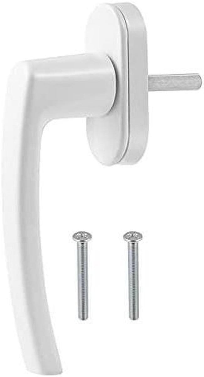 Raamgreep - Raamslinger Venstergreep - Ramen Sluiten - Kinderveiligheid - 3 x 2 x 2 cm - Zilver