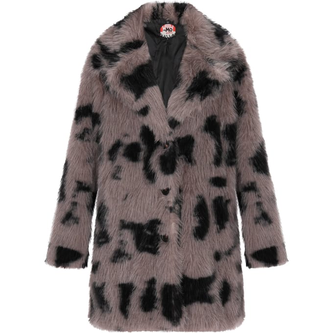 Mymo jas Dames grijs/zwart