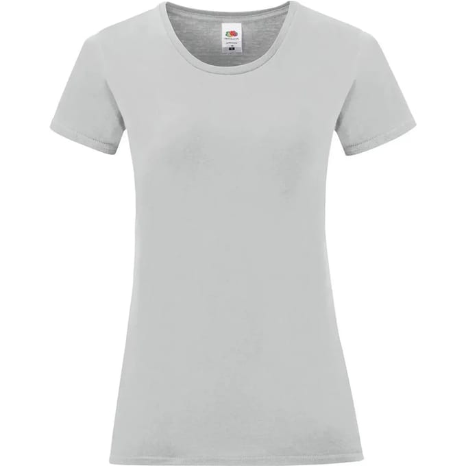 Dames-T-shirt Fruit of the Loom Iconic 150