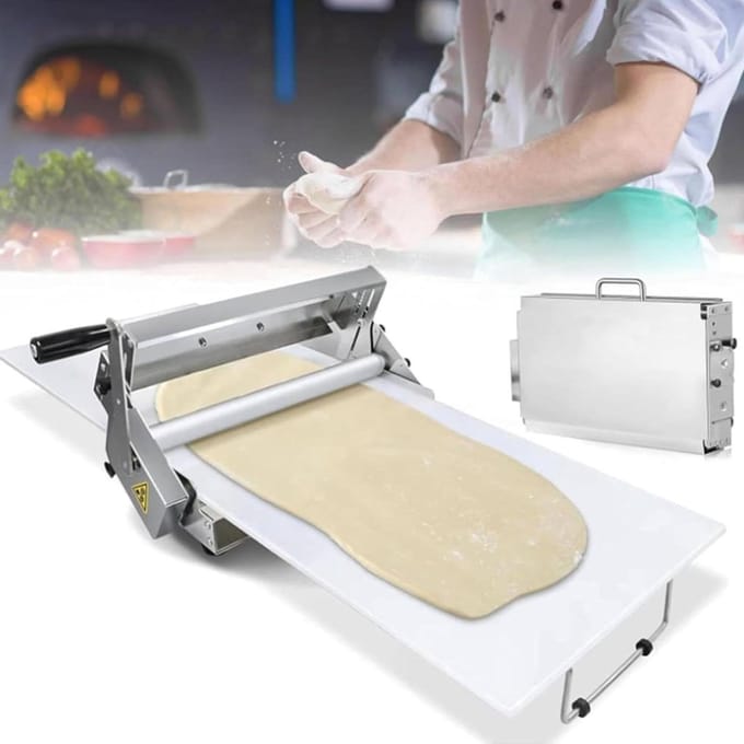 Deeglamineermachine - Deegroller Deegpers - Bakken Thuis - Opvouwbaar Ontwerp - 11/55 Instellingen - Zilver