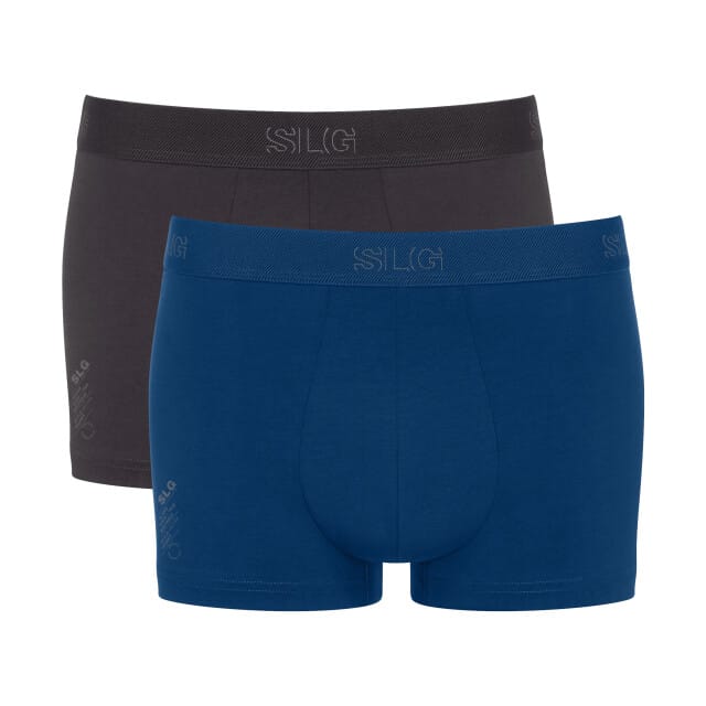 Sloggi SLG Base Trunk C2P Heren Onderbroek - DONKER GRIJS BLAUW