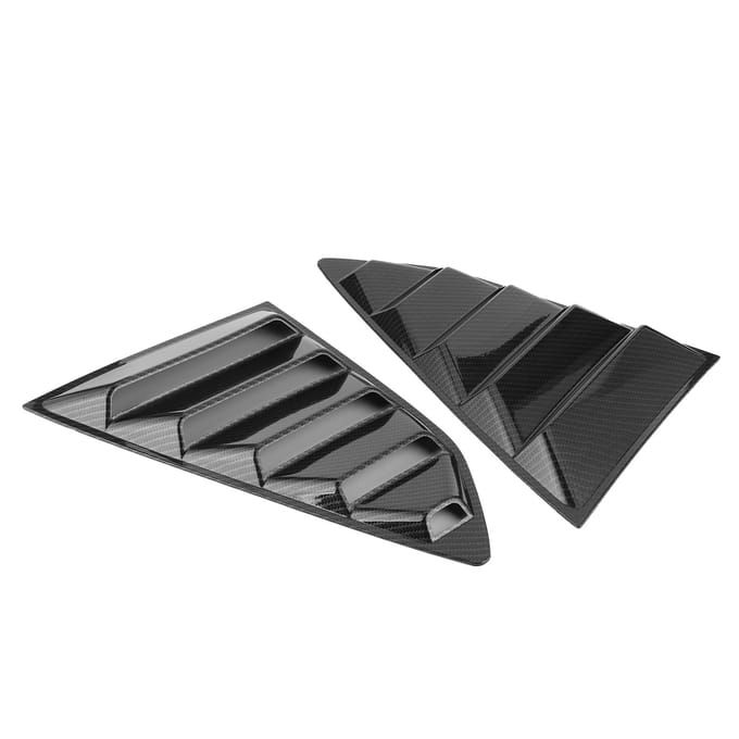 Achterruit Lamellen Luik Covers Koolstofvezel Stijl Geschikt voor Chevy Camaro 20162020 black