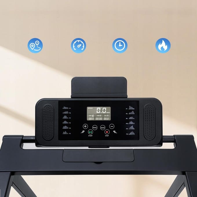 Opvouwbare loopband Home Elektrisch X2NC met app KT-S3 12 km/u GROOT DISPLAY STIL 120 kg 3,5°