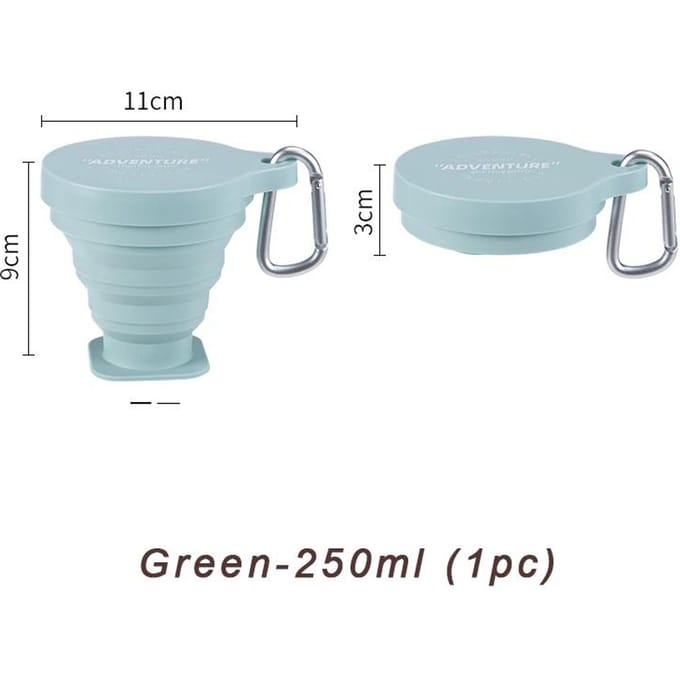 Tasse à café pliable en silicone SHIMOYAMA, tasse de camping pliable