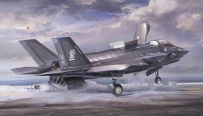 Hasegawa Modelbouwpakket Militaire voertuigen - 01576 F35 Lightning II, B version Plastic - 1:72 - Modelbouw