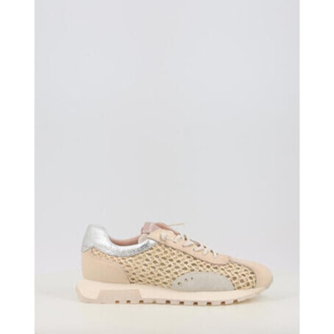Hispanitas RHV264741 C004 Sneakers Beige Leer en Mesh Dames - Beige - 37