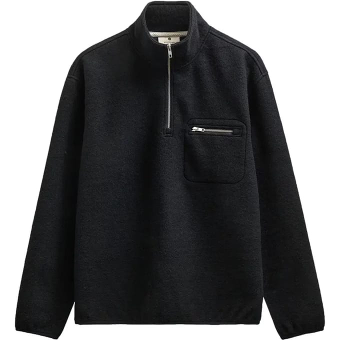 Sweater met halve rits Anerkjendt Toni