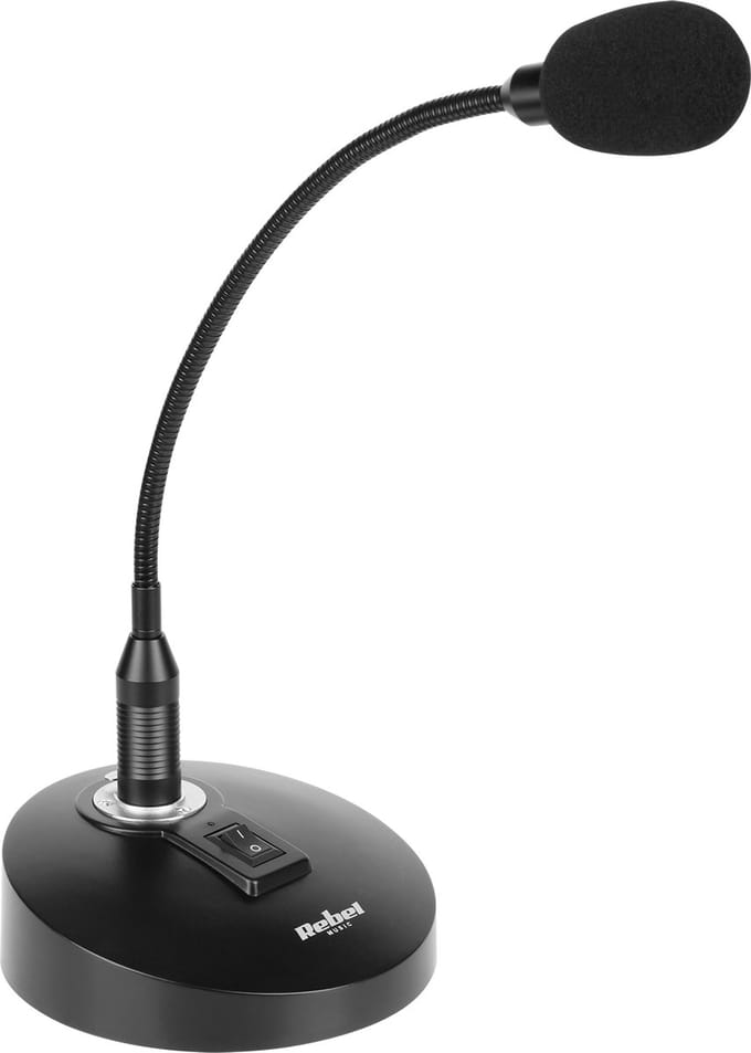 Rebel MH-805 Serie - Conferentie Microfoon - Gietbare Gansnek - 40cm