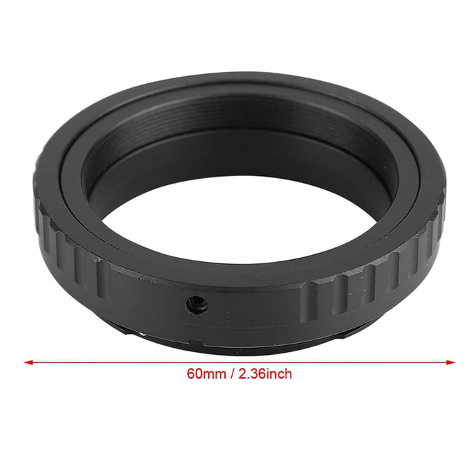 M48*0.75 Mount Adapter Ring Telescoop Oculair Lens voor Canon EOS Camera (voor Canon EOS) black