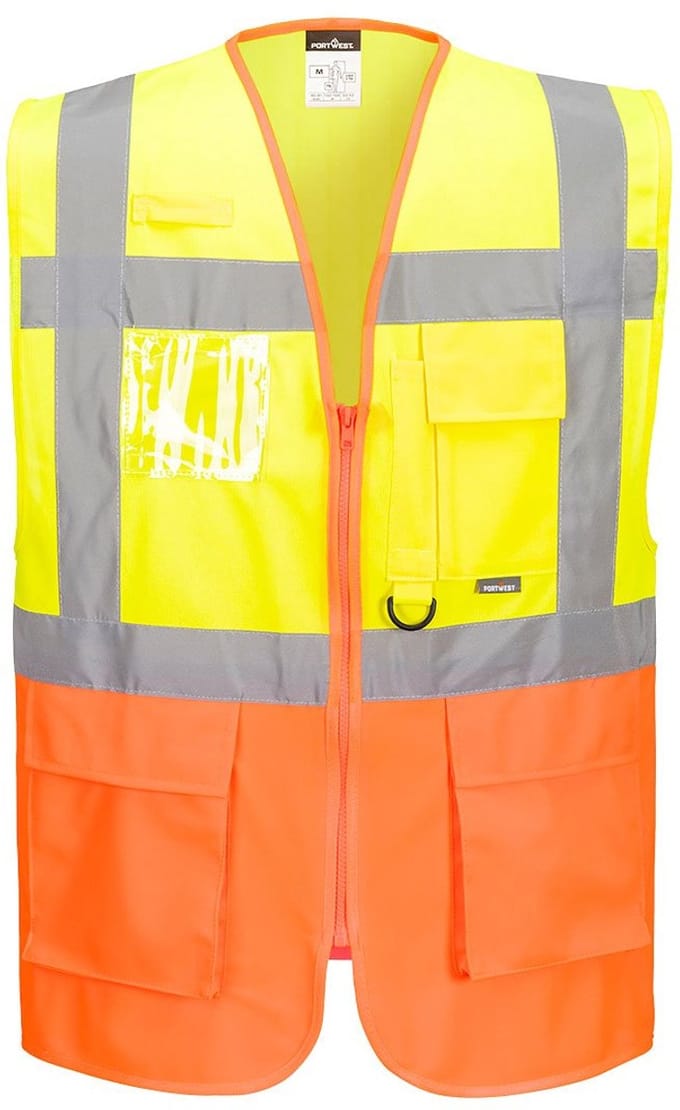 Portwest Praag Hi-Vis Executive Vest S376 - Geel - S