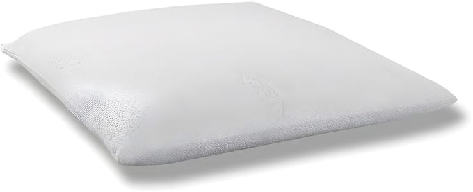 Vente-unique Set van 2 ergonomische hoofdkussens DODO met vormgeheugen - 60 x 60 cm - VEGETAL
