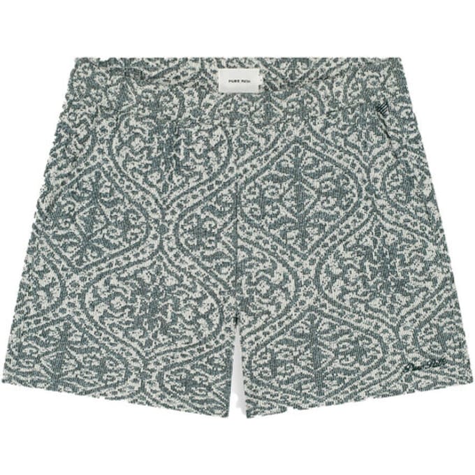 Pure Path Jacquard Pattern Shorts