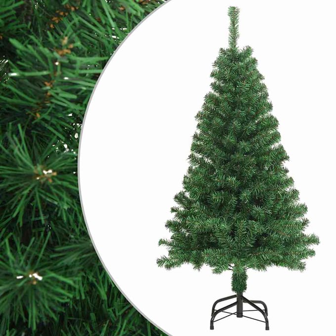 vidaXL - Kunstkerstboom - met - dikke - takken - 150 - cm - PVC - groen