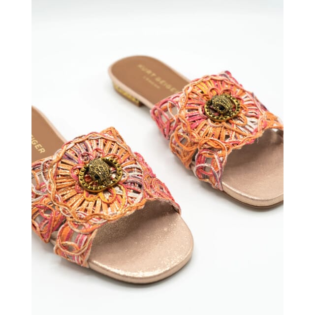 Kurt Geiger Chelsea woven flat sandaal