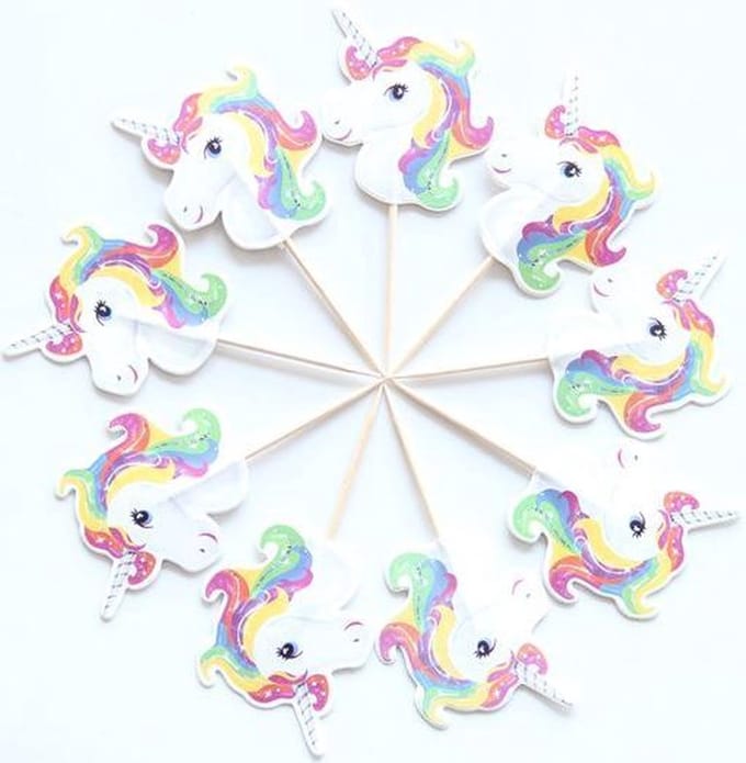 36x Leuke cocktailprikkers eenhoorn | Unicorn