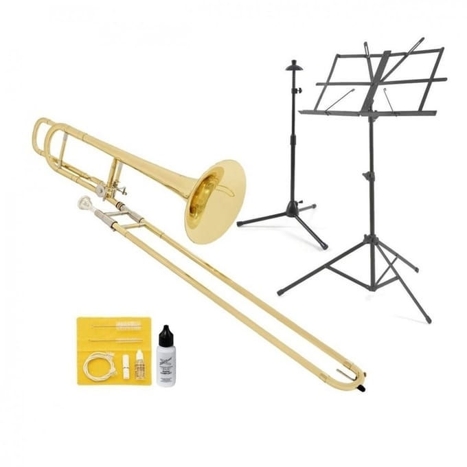 BB/F Tenortrombone + Accessoirepakket van Gear4music
