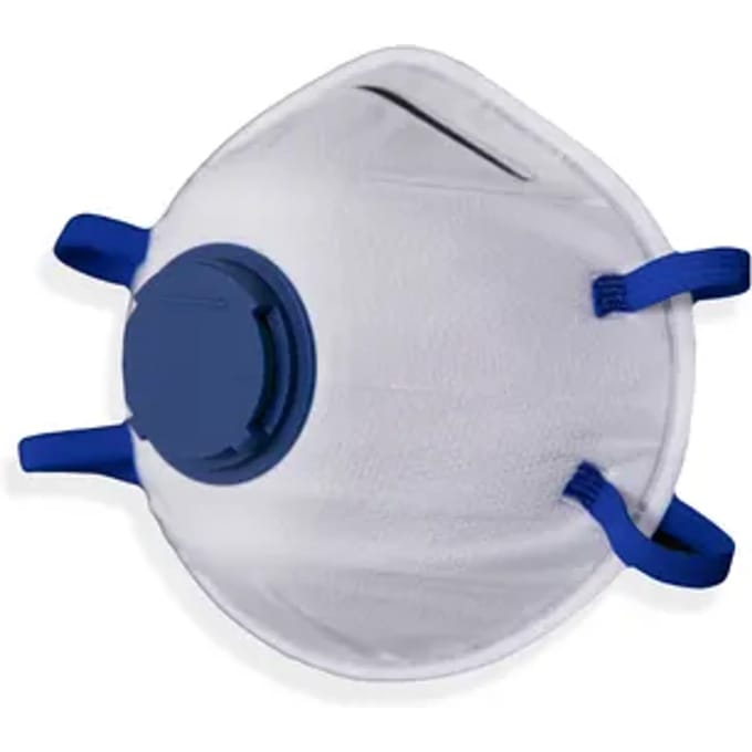 Dexter Stofmasker - Wit En Blauw - Eén Maat - En149:2001 + A1:2009