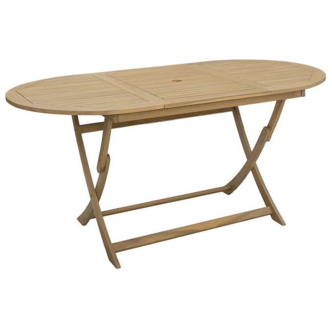 vidaXL - Tuintafel - inklapbaar - 160x85x75 - cm - massief - acaciahout