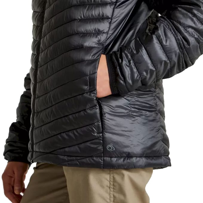 Craghoppers Expert Expolite gewatteerde jas voor heren (Zwart)