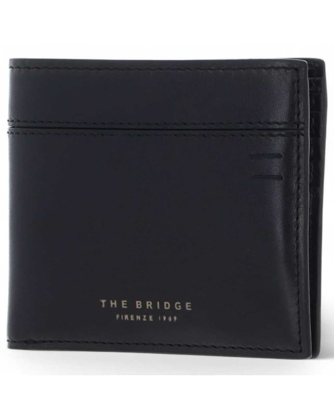 Portemonnee De brug Giulio Man Zwart leer - 01423401-7R
