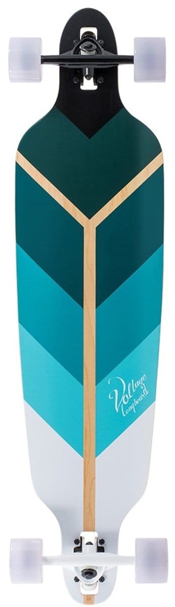 Voltage Directional Drop Through Longboard Green