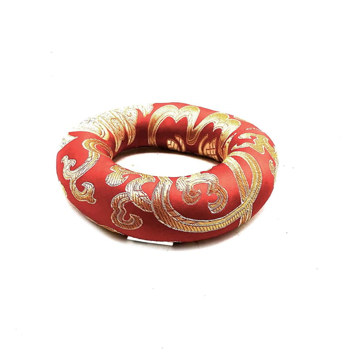 Hoepelkussen 10 cm (voor klankschaal 12-14 cm) - Rood