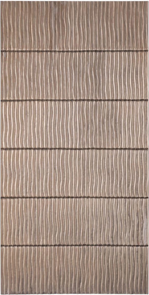 PTMD Seline Bronze MDF Wavy Stripe Layer Wall Panel L