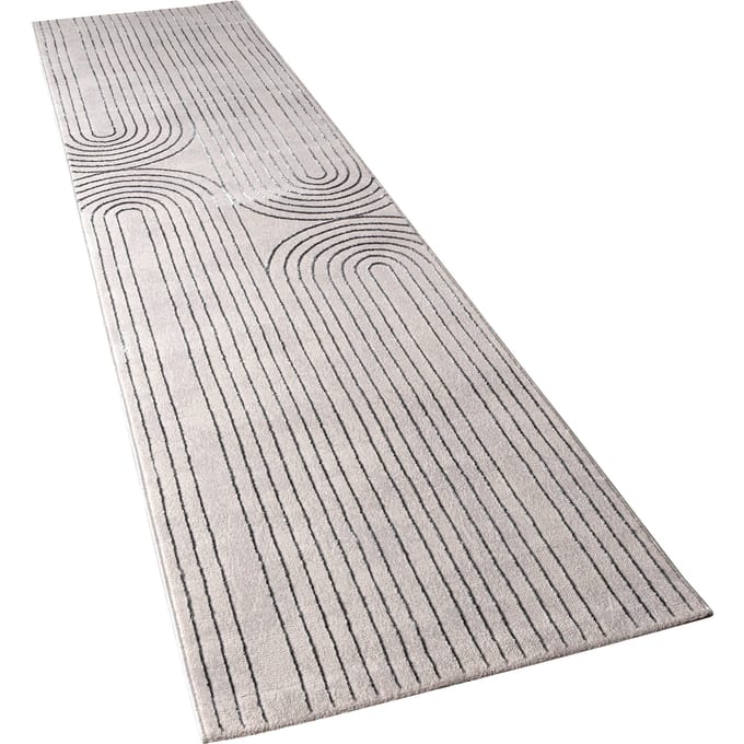 Tapijt Tiana grijs  80x300 cm