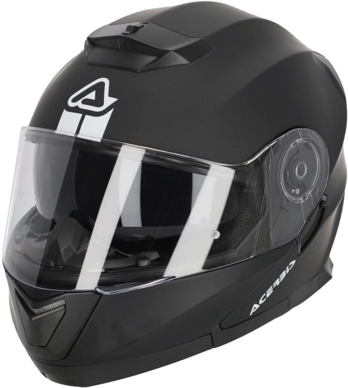 Acerbis Serel Solid Mat Zwart Systeemhelm - Helm