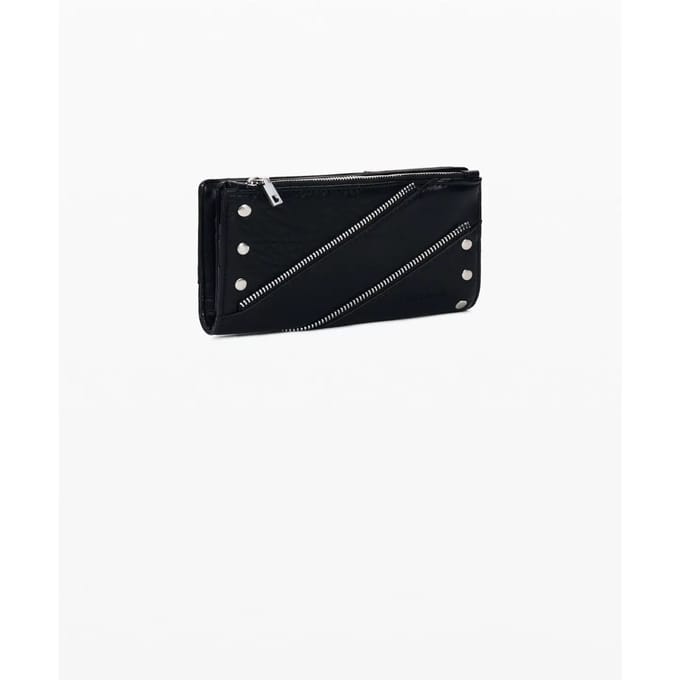 Desigual portemonnee Mone Cantella Clarisa Long Wallet Black zwart